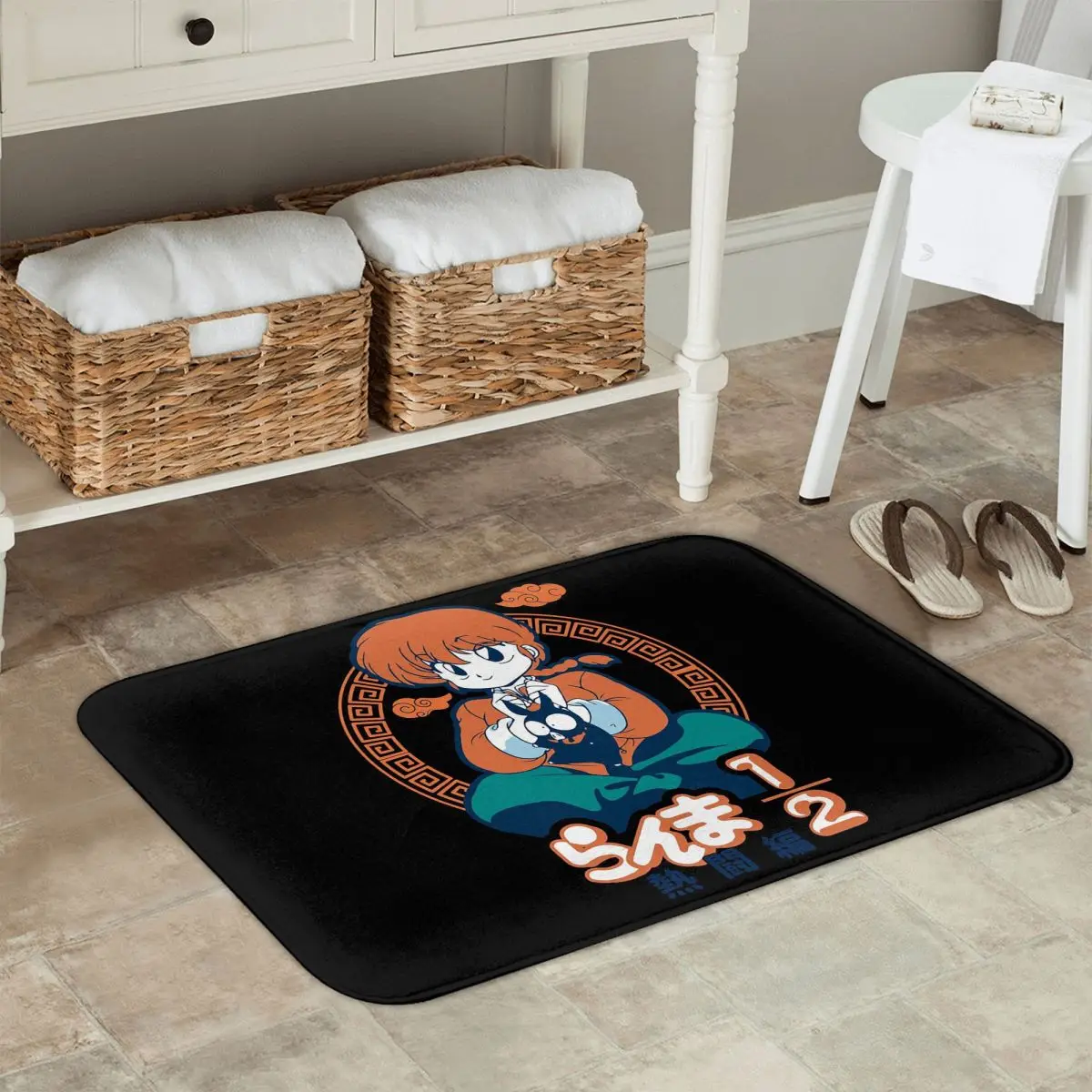 

Ranma 1/2 Non-slip Doormat Floor Mat Dust-proo Carpet Rug for Kitchen Entrance Home Bathroom Living room Footpad Mats