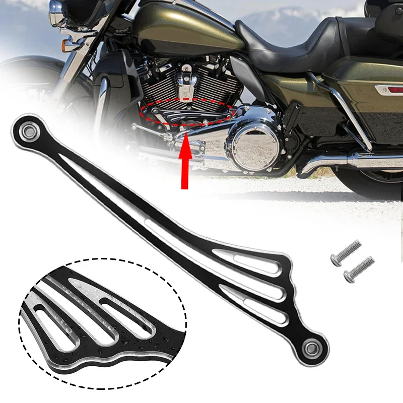 

Black Motorcycle Wing CNC Gear Shift Lever Shift Linkage For Harley Softail Bad Boy Touring Electra Glide Road King 1997-2022