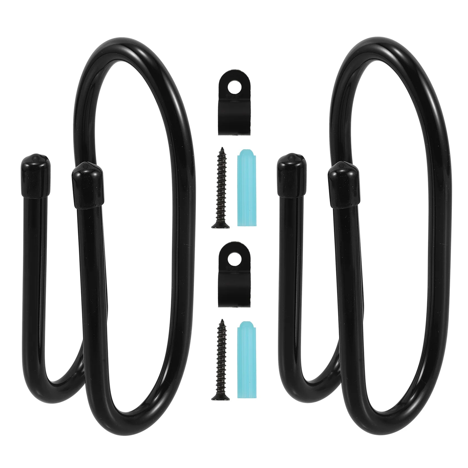 

2Sets Flute Wall Rack Holder Metal Mount Space Saving Wall Storage Stand for Musicians Bow Hanger Kayak Oar Holder