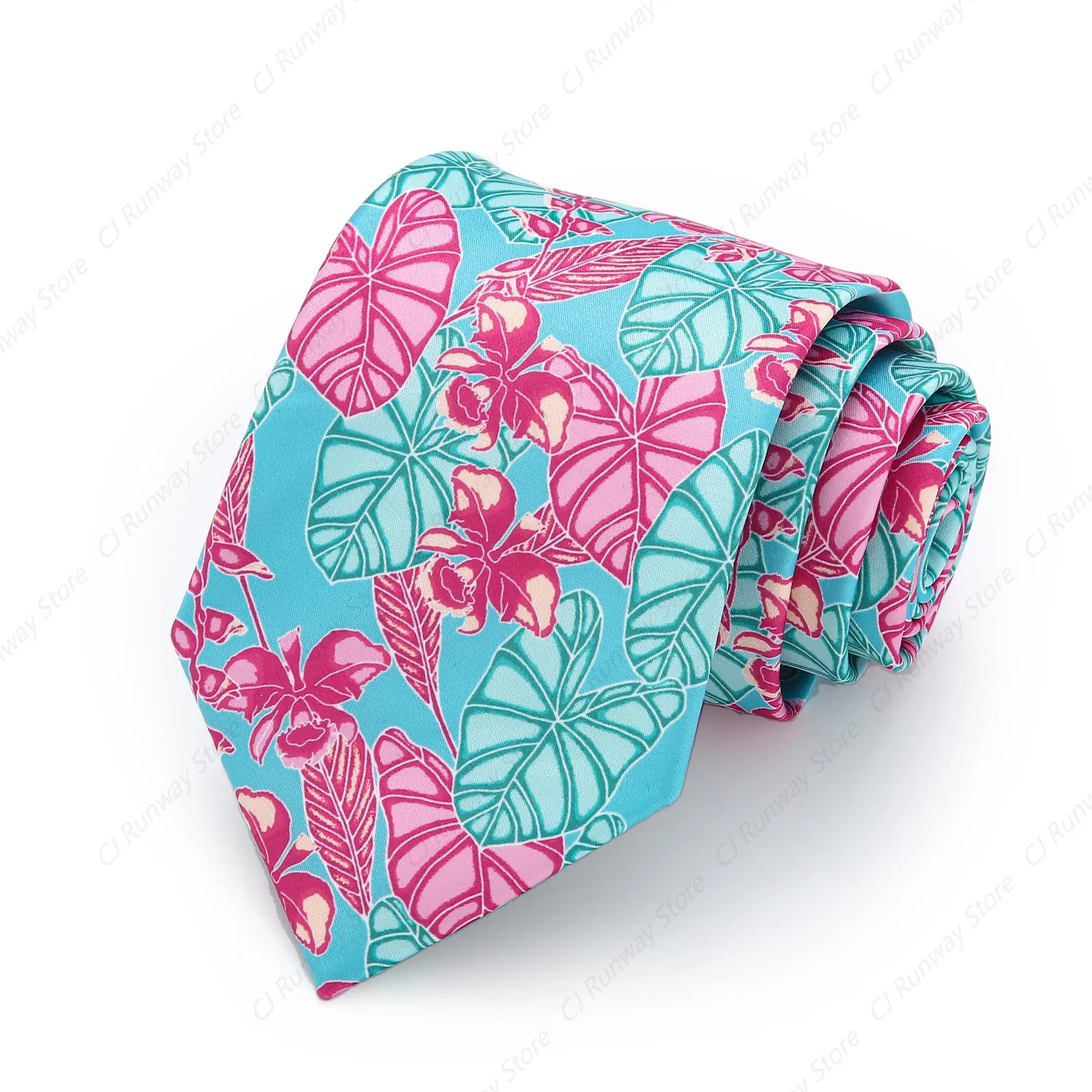 Handsome Dinosaur Surfing Tie Multi-Color Temperament Tie Business Vestidos Wedding Classic Men's Ties