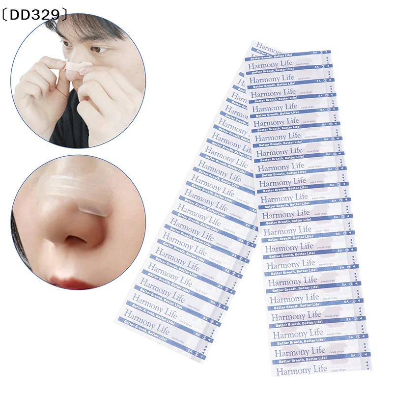 

50Pcs Anti Snoring Nasal Strip Relief Stuffy Ventilation Nose Patches〔DD329〕