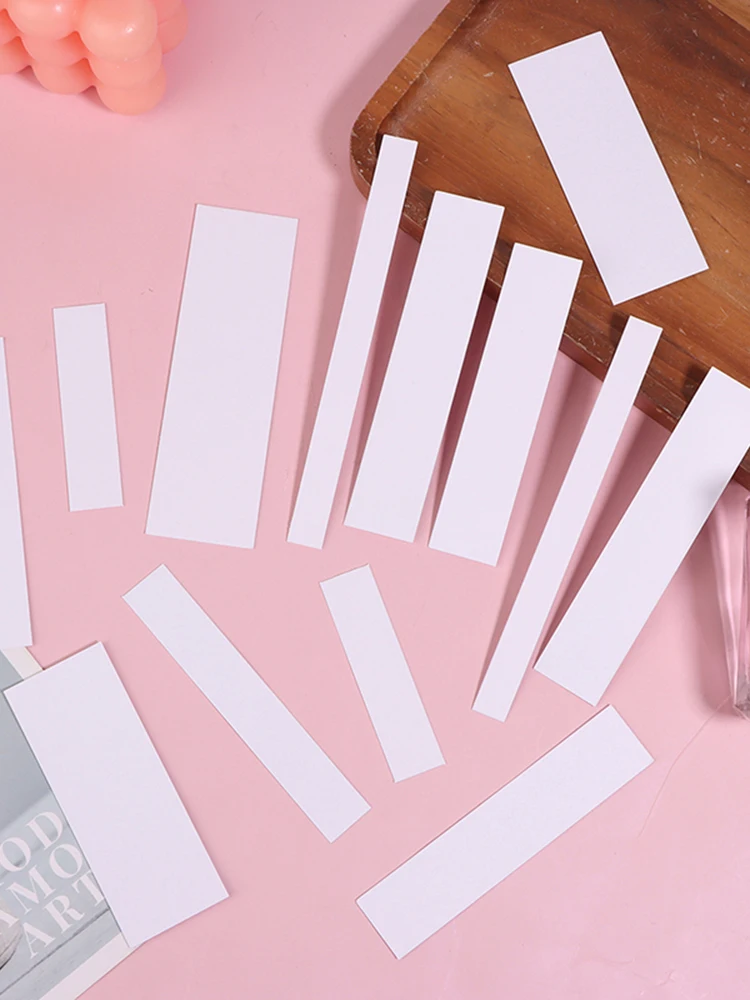 Bandes de test de parfum de poulet pour femmes blanches, papier d'odeur, papier de test, aromathérapie, plusieurs tailles, 50 pièces