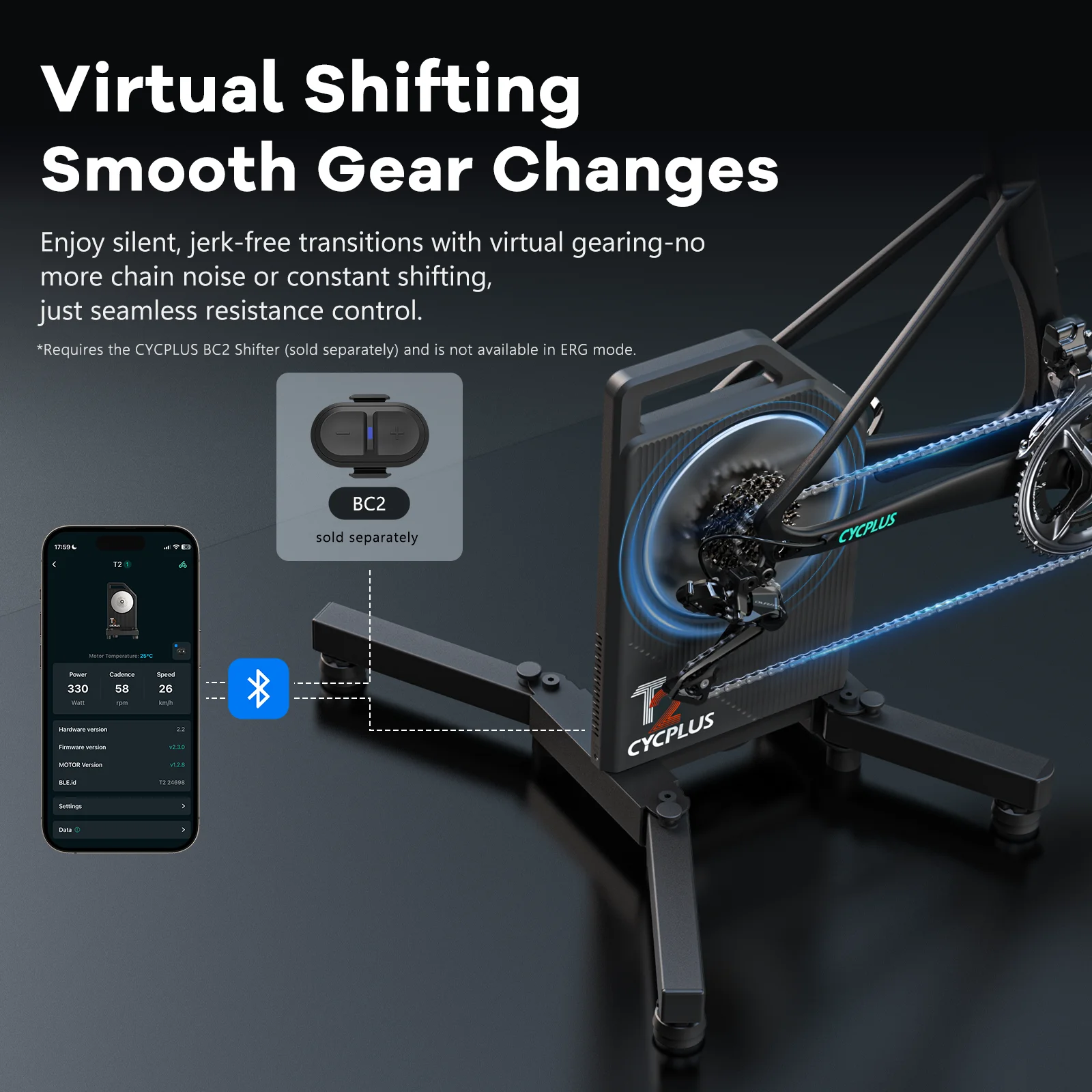 CYCPLUS T2 サイクリングスマートバイクトレーナーエアロバイク CYCPLUS T2 サイクリングスマートバイクトレーナーエアロバイク