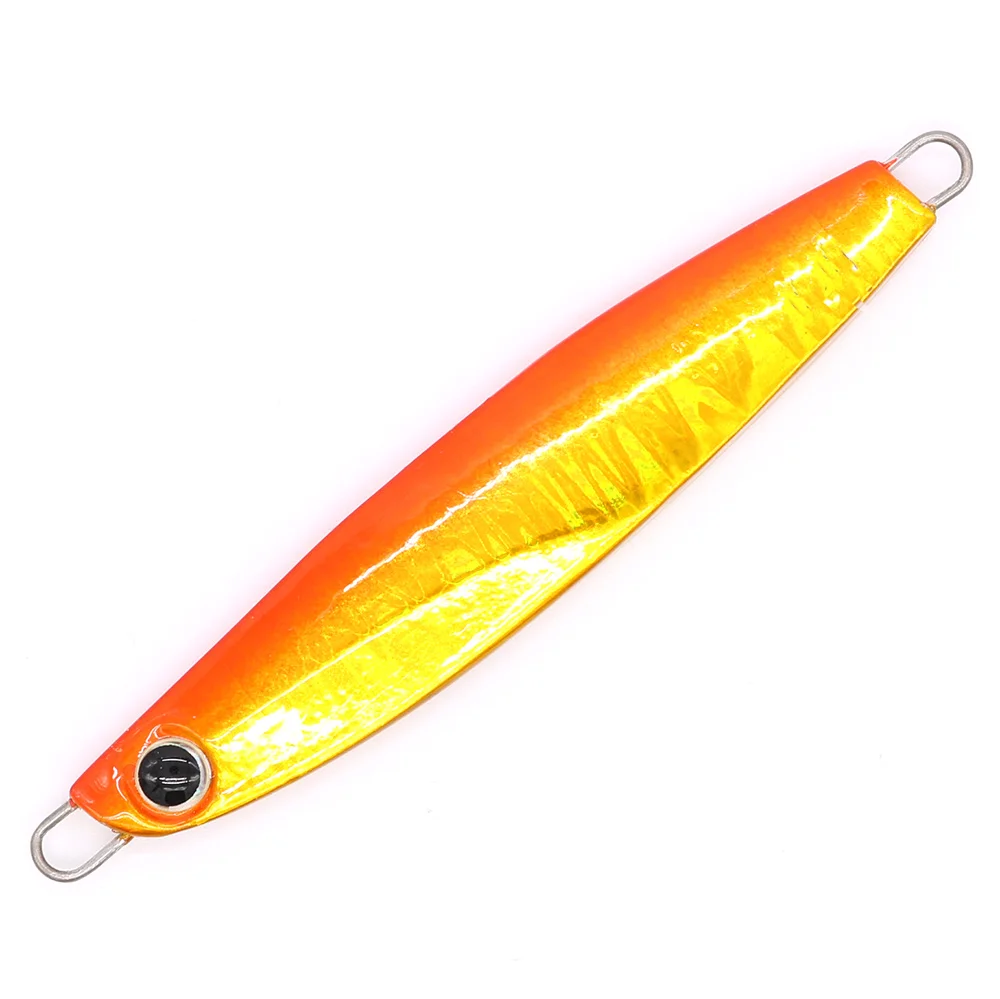 CASTFUN Metal  Casting Jig Lures 30g 60g Slow Pitch Jigs Tuna Lures Cheap Fishing Tackle Saltwater  Fishing Lure