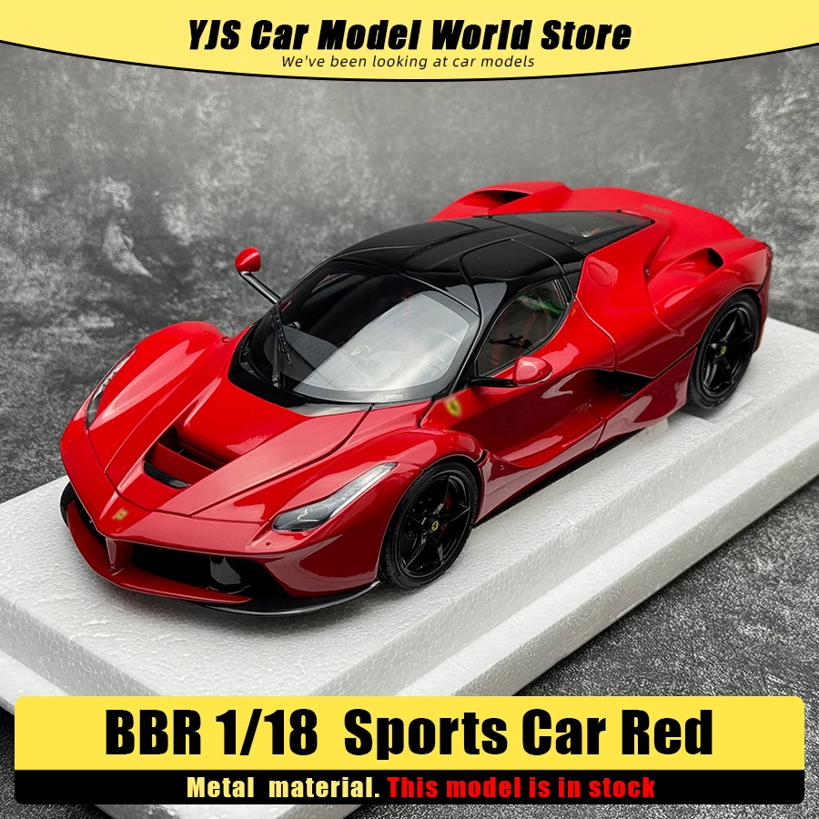 

МОДЕЛИ BBR 1/18 спортивный автомобиль LaFerr, красный металлический статический дисплей, коллекция моделей автомобилей, литая под давлением модель