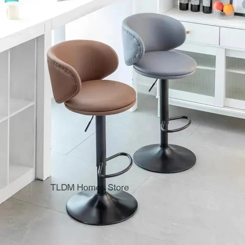 Bar Chair, Lifting and Rotating Modern Simple Light Luxury Home Bar Chair, Coffee Shop Milk Tea Shop High Stool, High Quality