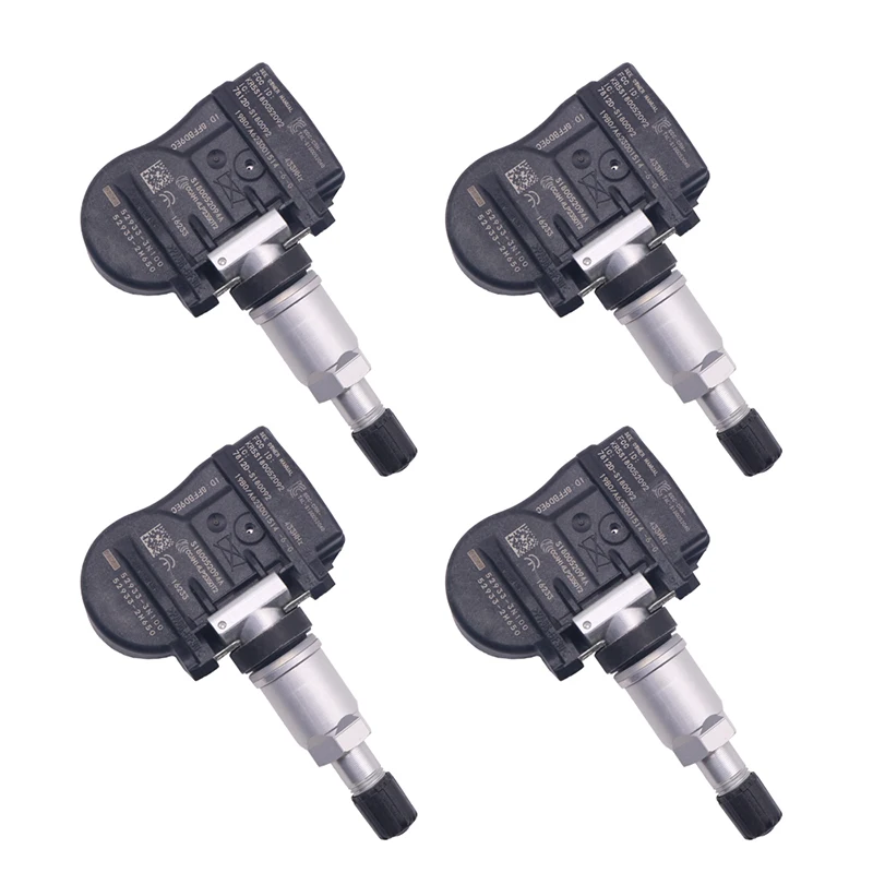 1/4PCS Sensore di Pressione Dei Pneumatici TPMS 52933-3N100 Per Hyundai Accent Equus I30 ix20 Kia Rio Ceed 52933-2J100 52933-B1100 433MHz