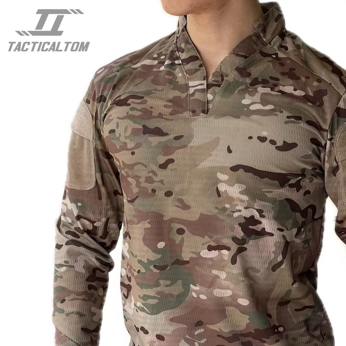 

Reproduction MC Camouflage VS Tactical T-Shirt Sport Long Sleeve Quick-Dry CAG Top