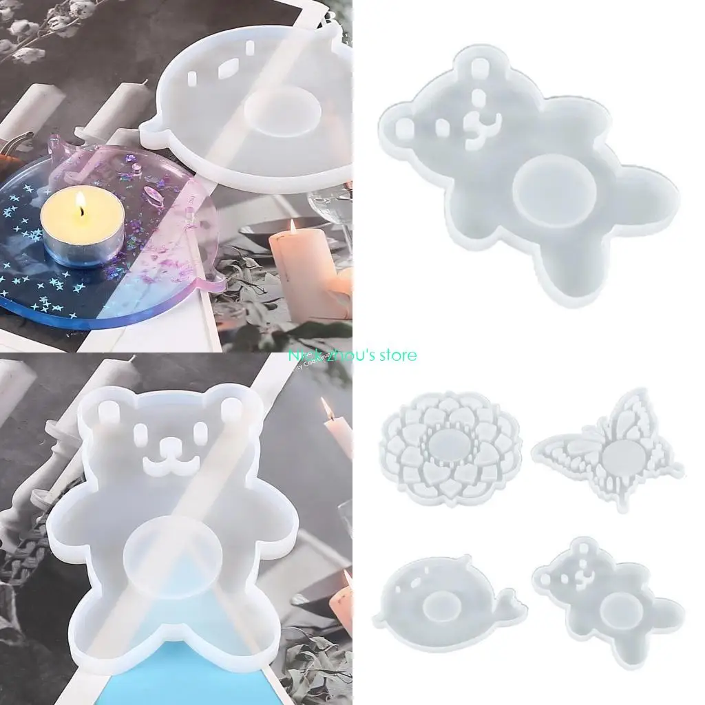 

E15E Tray Molds DIY Resin Molds Silicone Resin Tray Molds Epoxy Resin Casting Molds for DIY Casting Home Decoration