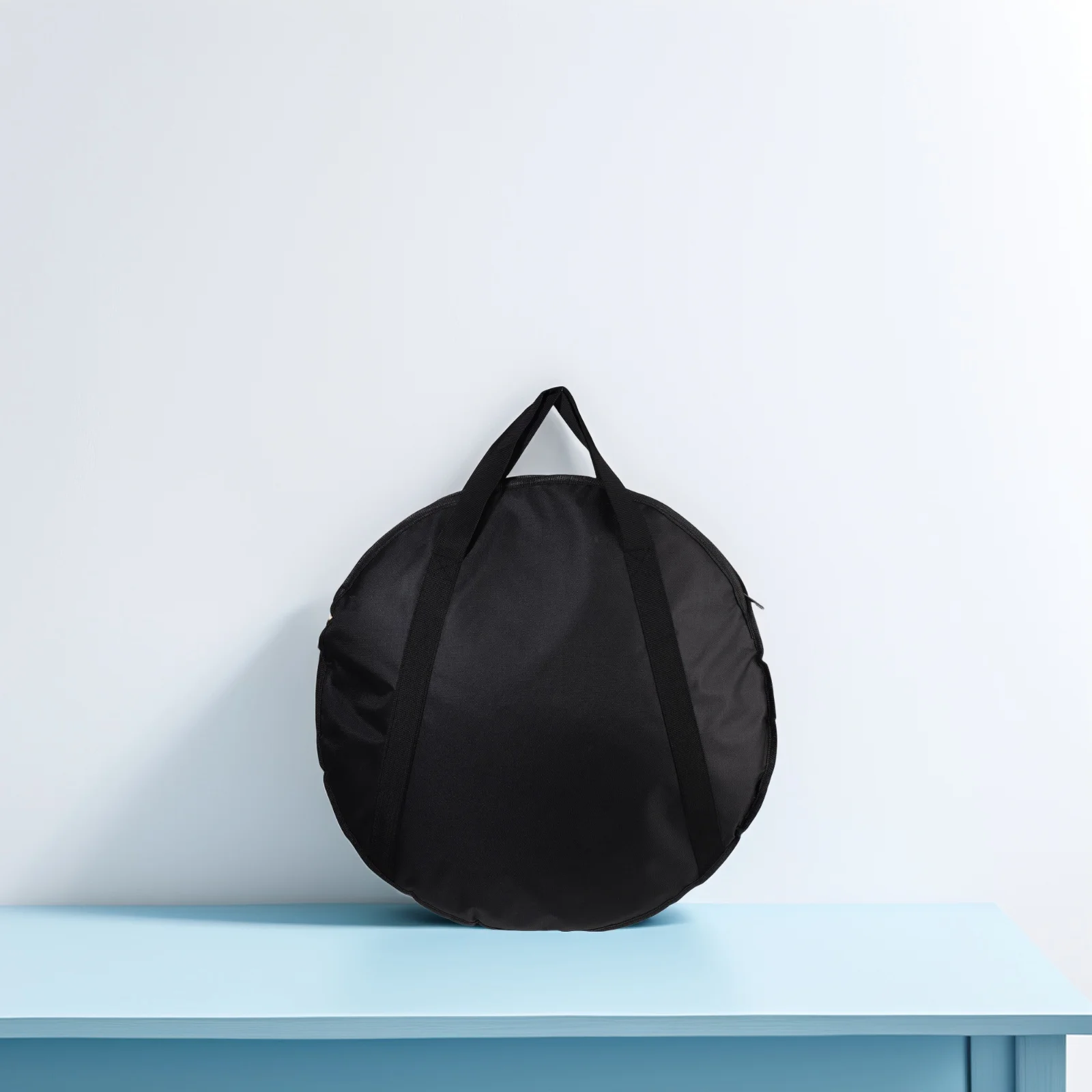 

Professional Cymbal Bag Durable Oxford Instrument Pouch With Small Pocket Organizer Tote Handhold Black Color Wear-Resistant