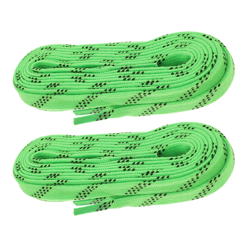 

Hockey Skate Laces Green Polyester Shoe Strings for Sneakers Sports Shoes Durable Freezeresistant Extended Length Versatile Use