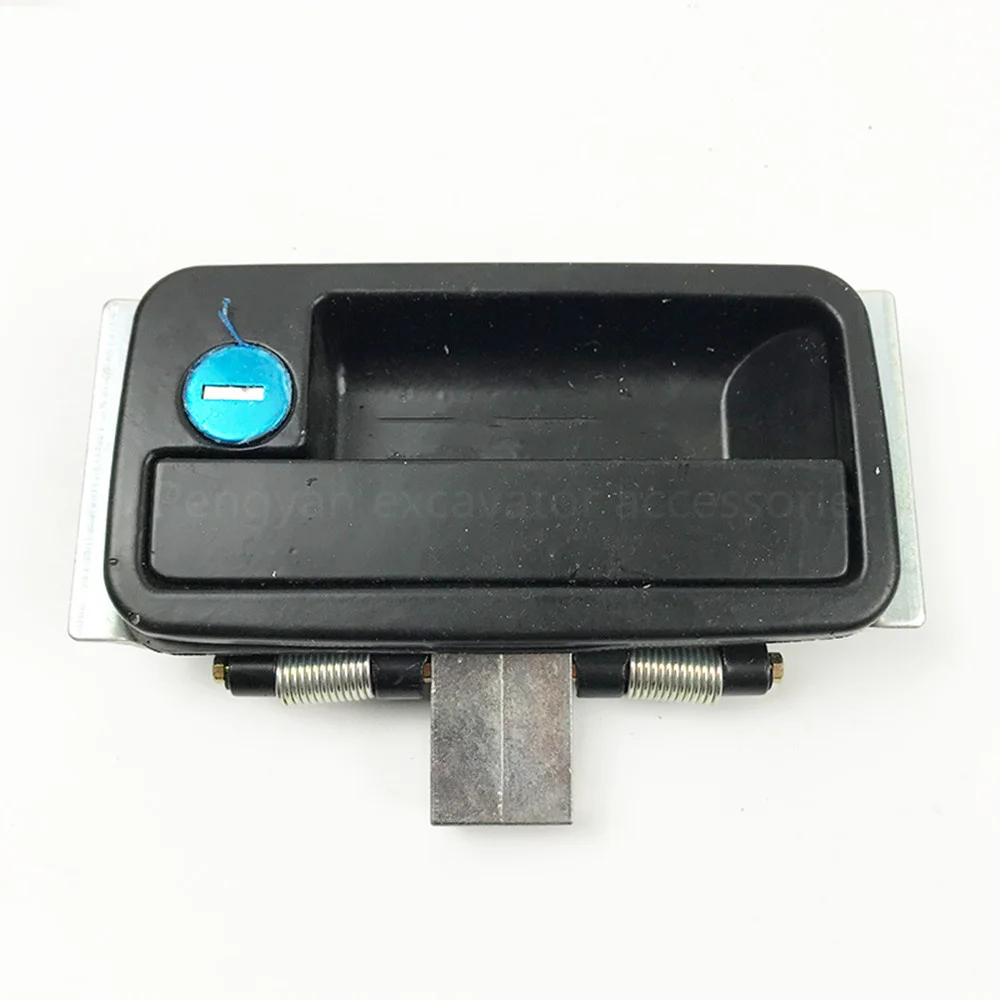 For SWE50 60 70N9 Cab Door Lock Assembly Outer Handle Lock Block Lock Core Excavator Parts