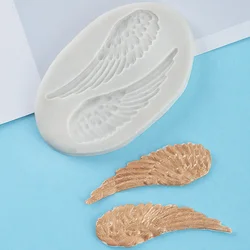 Silicone Mold Angel Wings Resin Kitchen Baking Tools For DIY Cake Chocolate Pastry Dessert Decoration Accessories Fondant Moulds