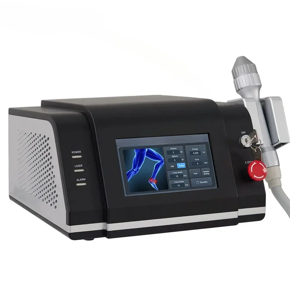 10W-30W diode laser therapy physiotherapy laser therapy machine is used to relieve back pain and shoulder pain