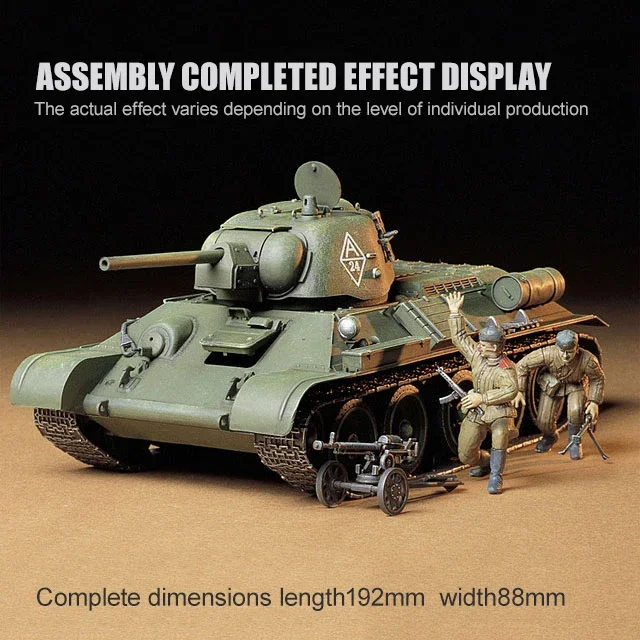 TAMIYA Assembled Model Kit 35149 Soviet T34/76 Medium Tank  produced in 1943  1/35 scale