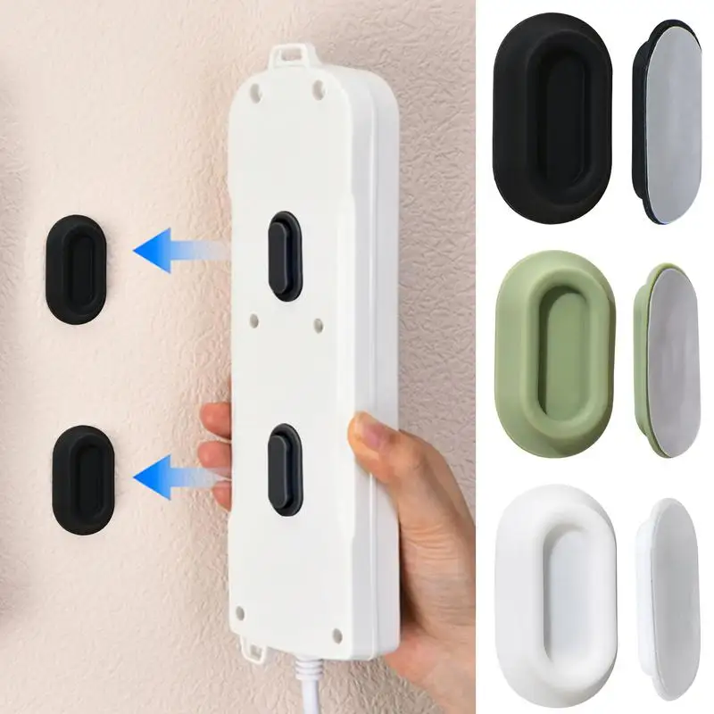 Magnetic Wall Remote Holder Adhesive Remote Control Rack Wall Mount Adhesive Back Remote Control Holder Set For TV Fan And Air