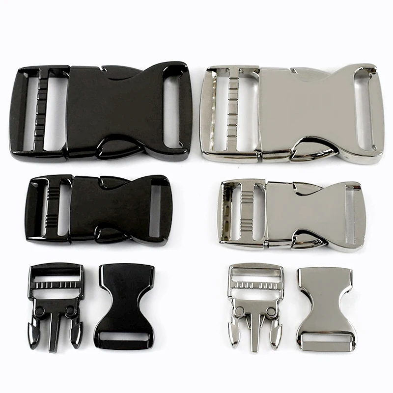 

2/5Pcs 20/25/38mm Metal Side Quick Release Buckle for Backpack Bag Strap Belt Buckles Clip Closure Hook DIY Hardware Accessories