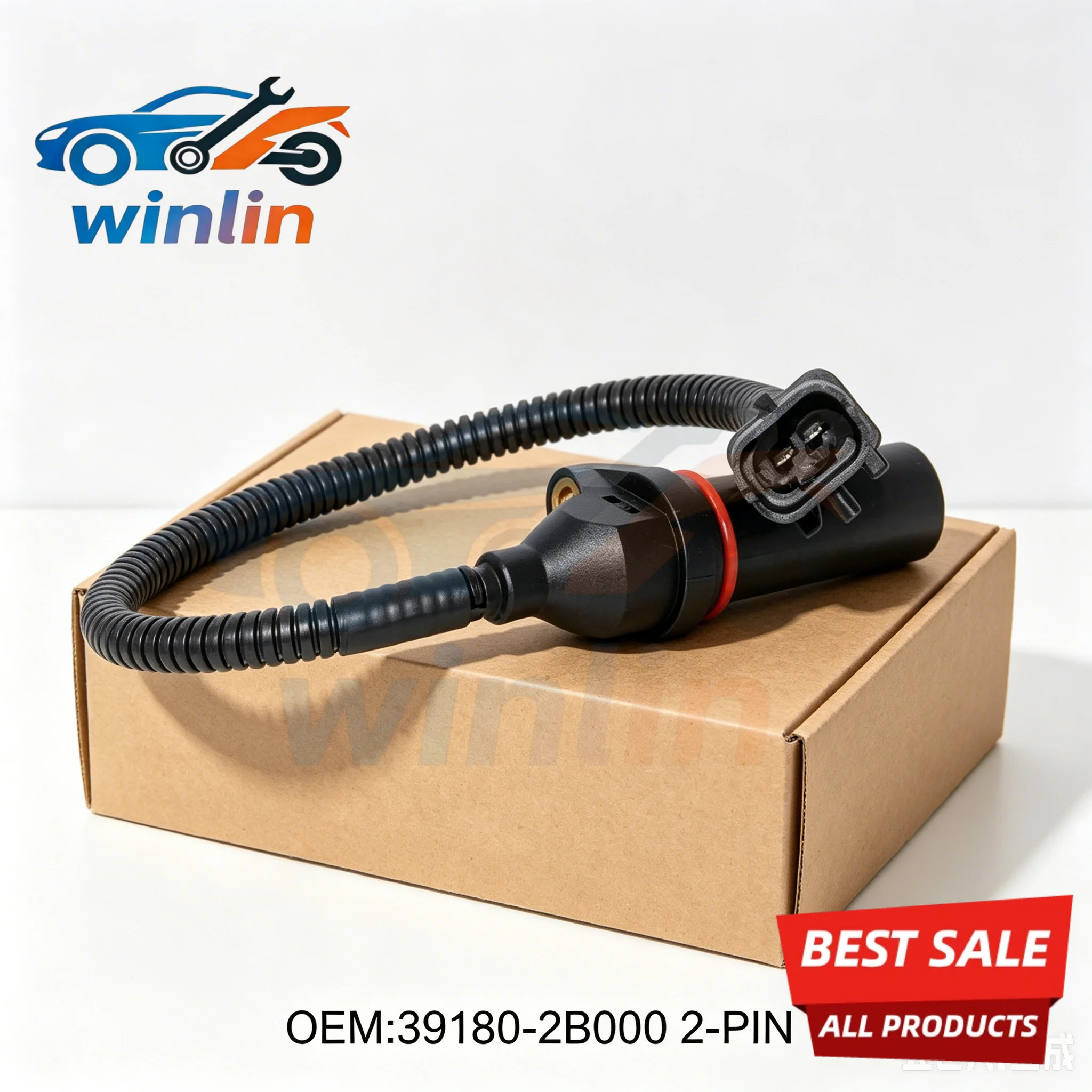 39180-2B000 Crankshaft Position Sensor Fits Hyundai Elantra Tucson Veloster KIA Soul Rio Cerato 1.4L 1.6L 1.8L OE 391802B000