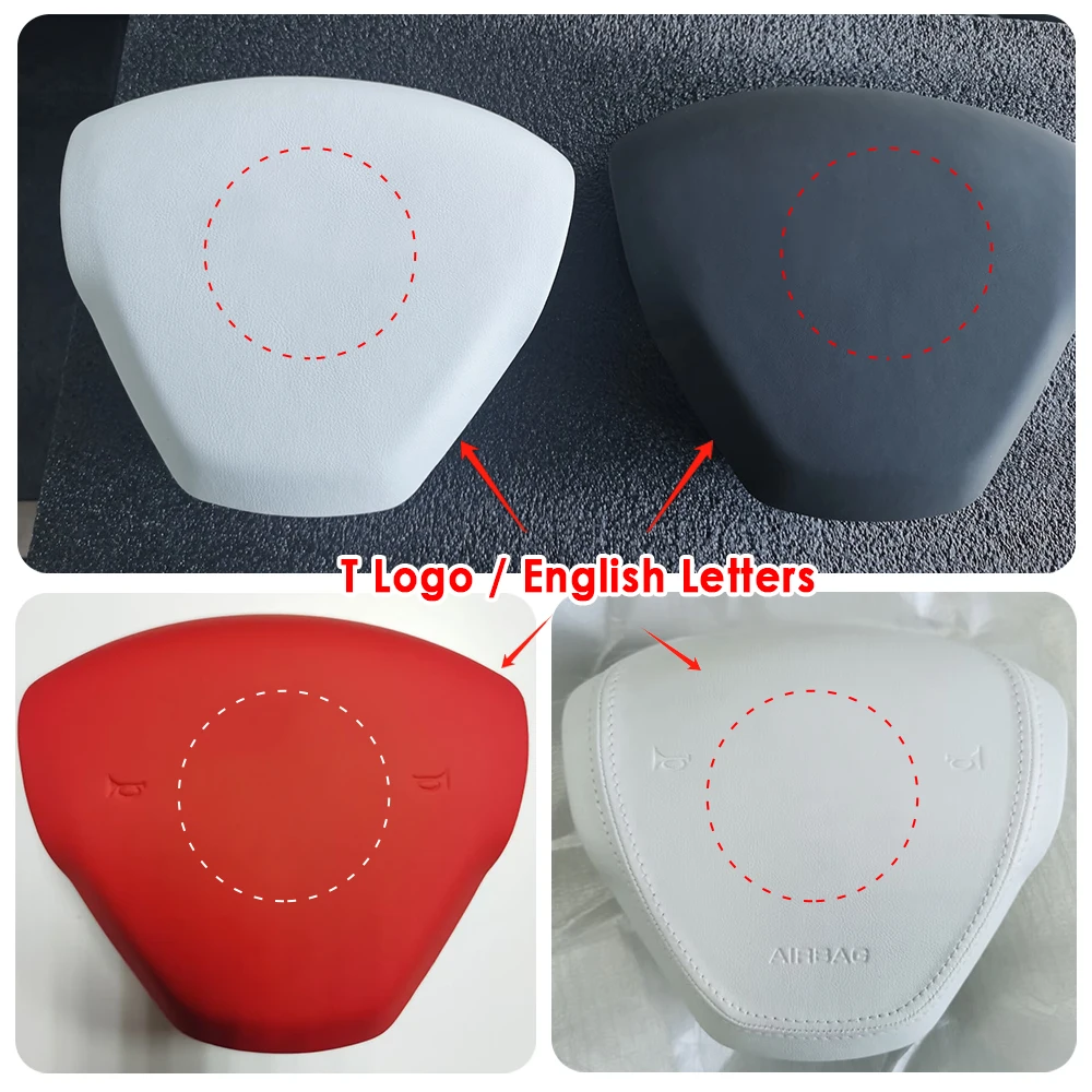 New Horn Cover Decoration for Steering Wheel Designed for Tesla Model 3 Model Y Logo and Letters Option