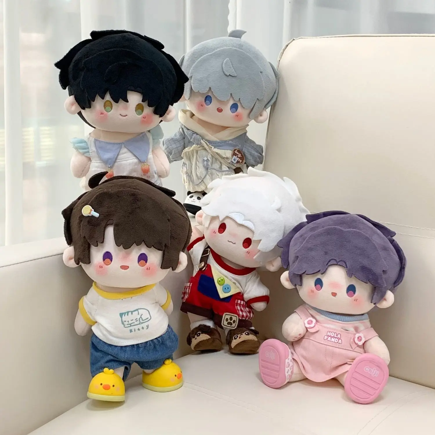 

20 см плюшевая кукла Love and Deepspace Xavier Rafayel Sylus Zayne Caleb, мягкие игрушки со скелетом, платье для косплея, хлопковый рождественский подарок