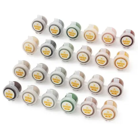 6 färger keramik underglasyr färgad sandsten glasyr keramisk målning dekorativ sandkorn textur sten sand färgämne 8 best sales Keramikunderglasyr - №6