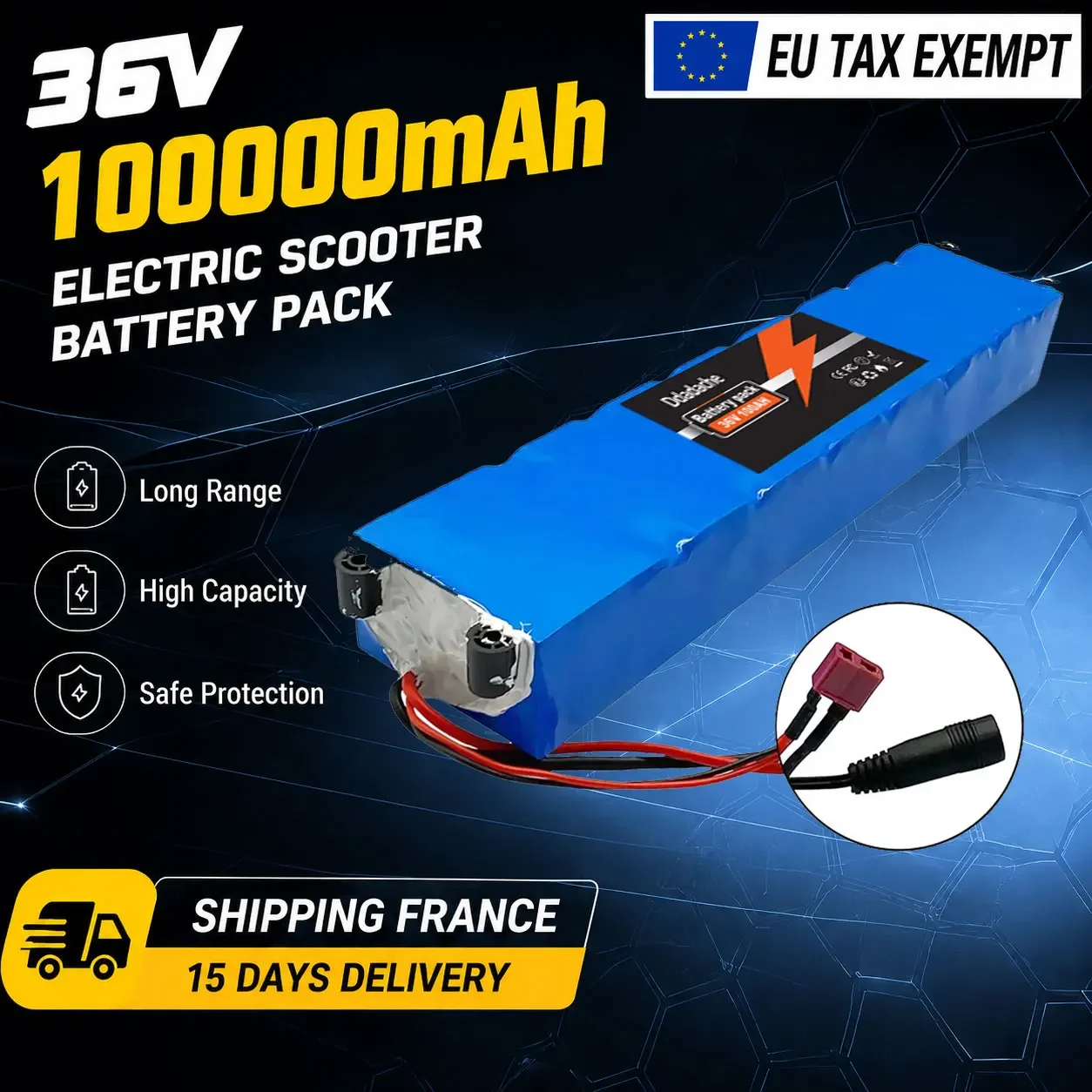 per M365 BMS DIY 42V Spedizione in Polonia 36V 10S3P Pacco Batteria al Litio 18650 500W Batteria ad Alta Potenza Pacco Batteria di Alta Qualità