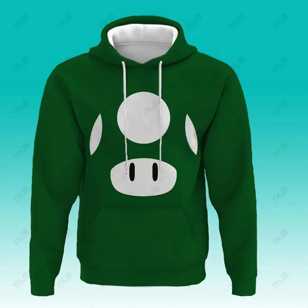 

2025 Spring/Autumn Super Mario Bros. Hoodie Long Sleeve Hip Hop Cool Casual Children and Teenagers Casual Hoodie