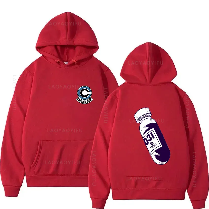 Capsule Corp. Thema Hoodies Heren Hoodie Nieuwe Sweatshirts Herfst Kleding Pullovers Essentials Grafisch Shirt Met Capuchon Y 2K Oody Hoody