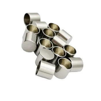 스테인레스 스틸 쥬얼리 코드 끝, 내부 구멍 접착제, 코드 헤드, 2mm ~ 10mm, 20 개