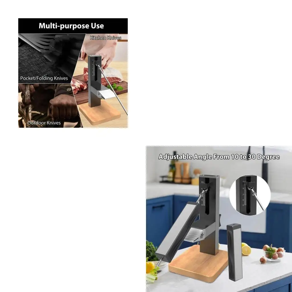 

Устройство для заточки двойной зернистости с быстрой регулировкой для точных кромок складных поварских ножниц, охотничьих ножей