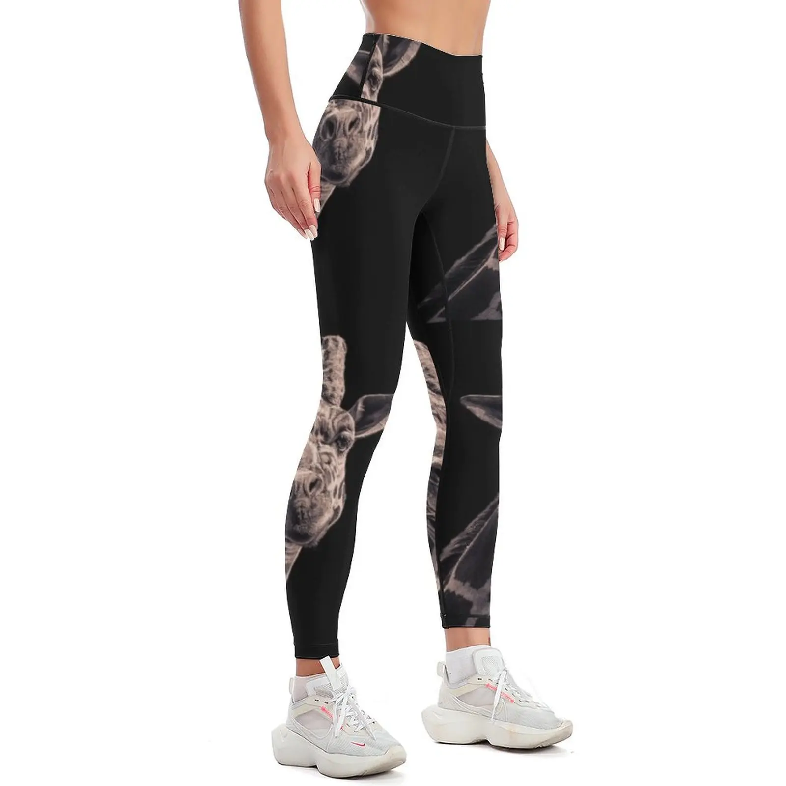 Giraffe Leggings Women's sportswear sport set Women's high waist Womens Leggings