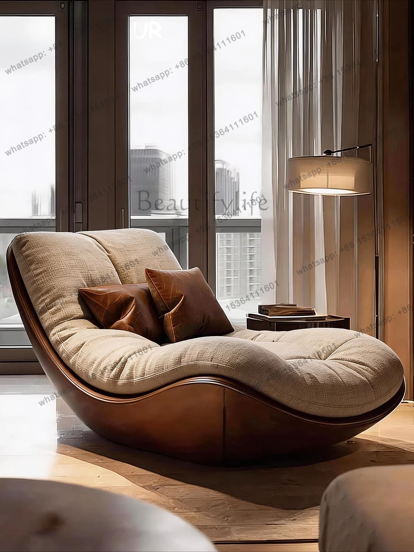 XX Italian Minimalist Sofa Chair Light Luxury Living Room Home Modern Minimalist Designer Leisure Chair
