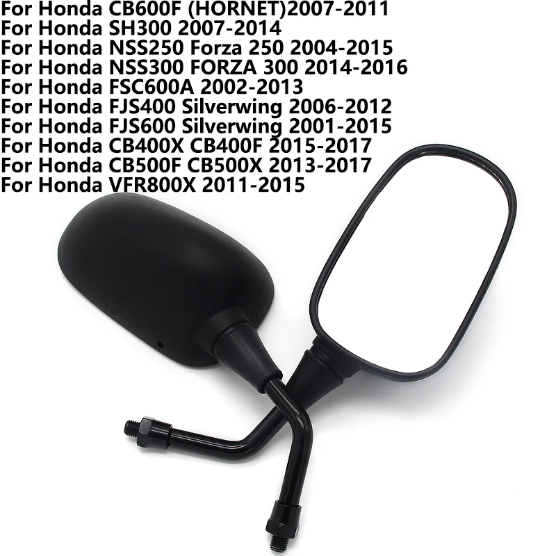 

Motorcycle Rearview Mirror Side Mirror for Honda Hornet 600 CB600F CB 600F SH300 FSC600A CB400X CB400F CB500F CB500X VFR800X