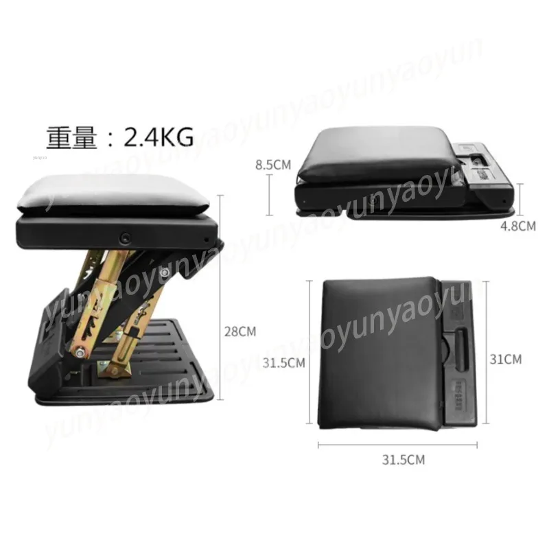 Car Seat Leg Support Leg Support Extension Pad Rear Rest Foot Pedal Foot Support Car Ottoman Leg Stool