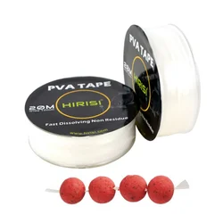 1PC PVA Tape Fast Water Dissolving Carp Fishing Tools Water-soluble Film Bollie String Fishing Feeder Accessories10mm X 20m