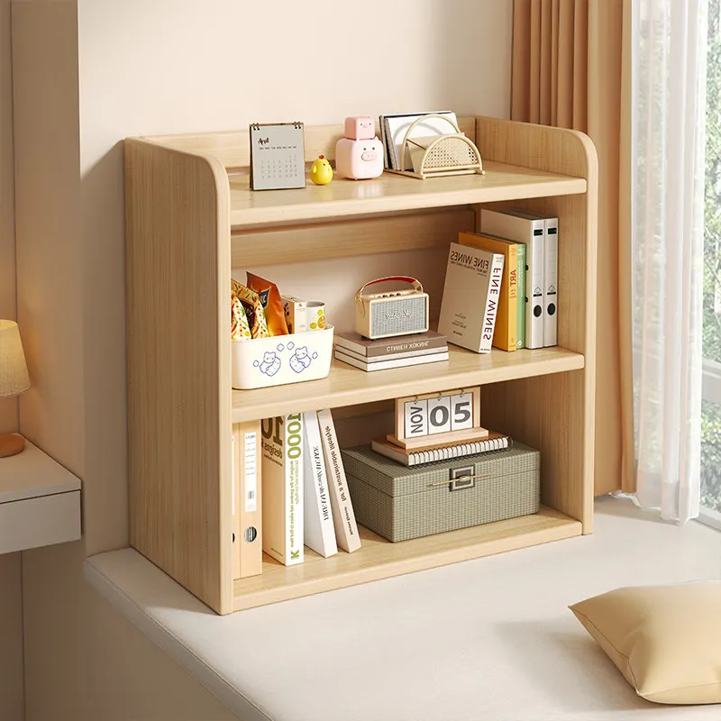 Window Sill Bookshelf Desktop Storage Cabinet Multi-layer Shelf Mini Bookcase For Balcony Bedroom Book And Sundry Organizer Rack