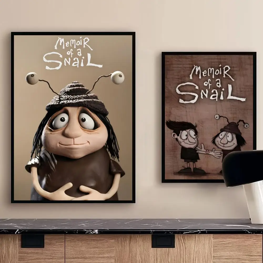 فيلم M-ذكرا على شكل حلزون ملصق للمكتب وغرفة النوم والقهوة ديكور المنزل ملصقات جمالية متينة مقاومة للماء جدار الفن HD