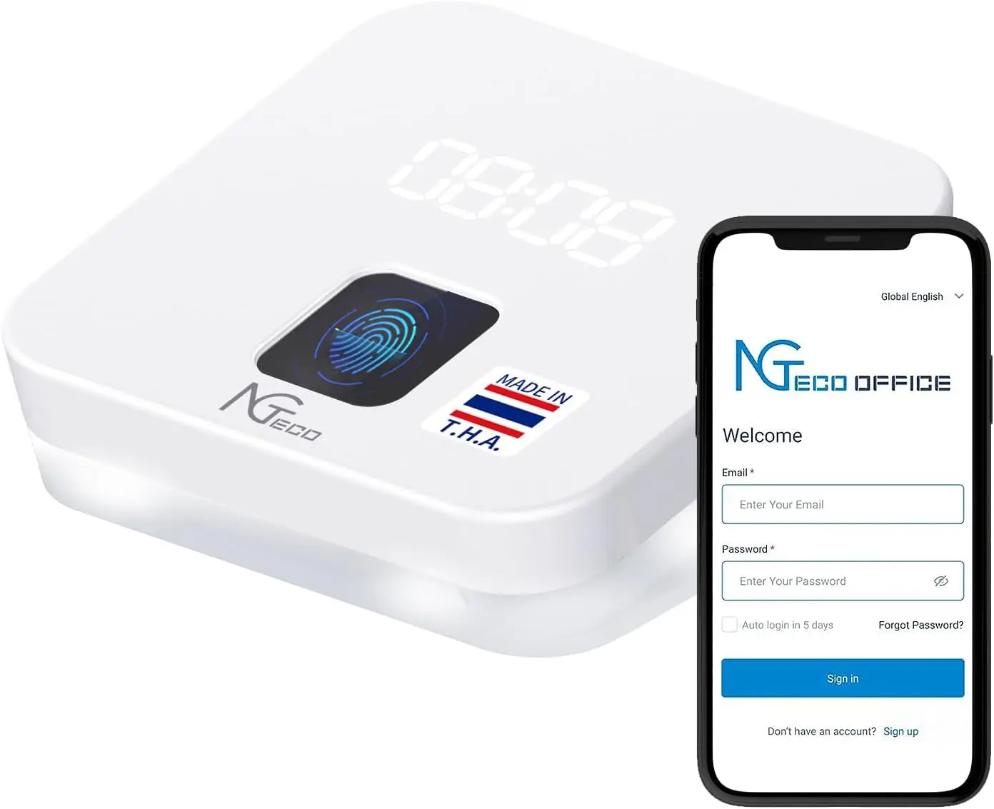 

Система учета рабочего времени сотрудников с функцией распознавания отпечатков пальцев и дистанционным управлением, подключением по Wi-Fi, без ежемесячных плат, с настраиваемым программным обеспечением и мобильным приложением