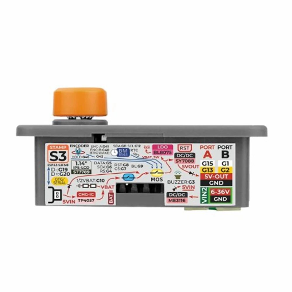 M5Stack oficjalny miernik Din w/ M5StampS3 M5Stack miernik Din programowalny wbudowany development board ESP32S3