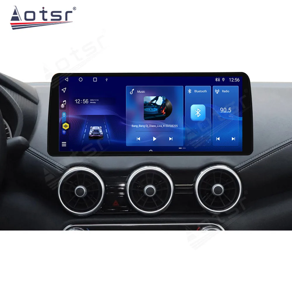 12.3 "8 Core أندرويد Carplay سيارة الوسائط المتعددة راديو السيارات لنيسان سنترا 2020 2021 2022 2023 2024 نظام تحديد المواقع والملاحة رئيس وحدة #4