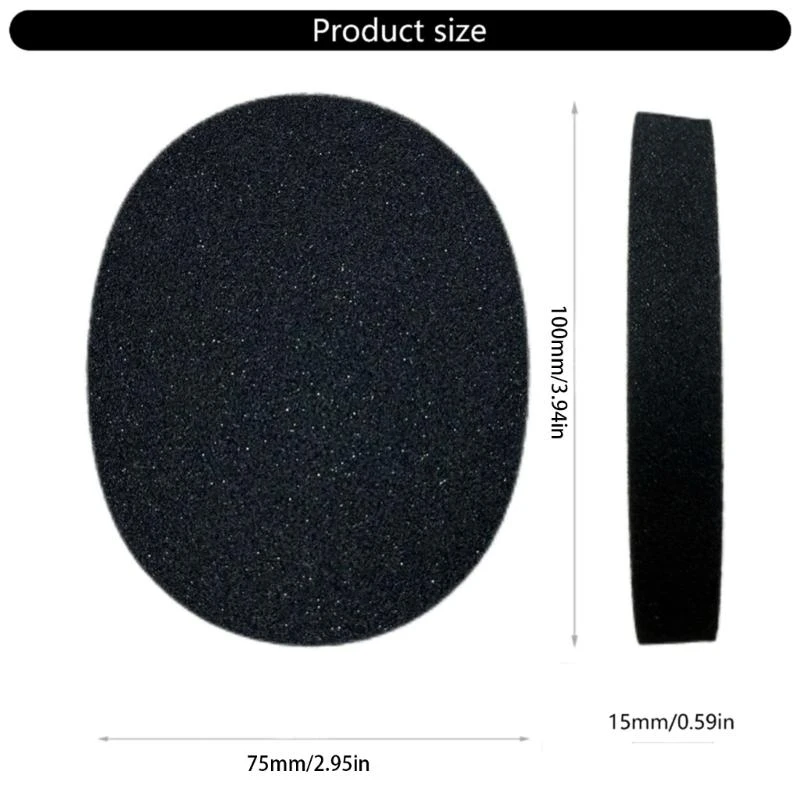 Noise Isolating Ear Cushions For X4A H6A Headphones Washable Breathable Foam Earpads Durability Comfort