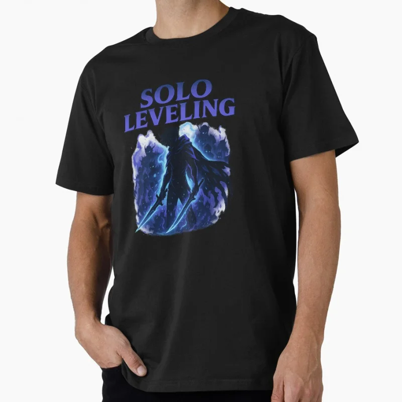 

Shadow Army Awakens Sung Jin-Woo Manga Solo Leveling Anime t shirt Large size Tops 100% cotton man clothes birthday gift Tee