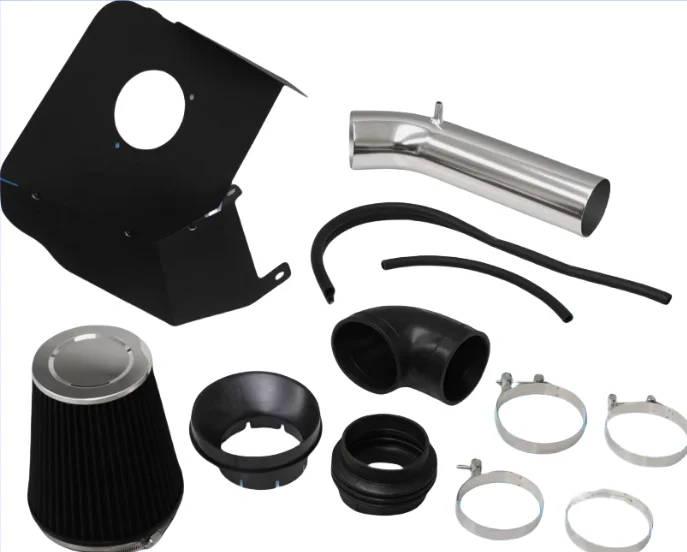 

Air Intake Kit + FILTER for Chevrolet 10-15 Camaro V8 6.2L Cold Air Intake Induction Kit Heat Shield Chrome Piping