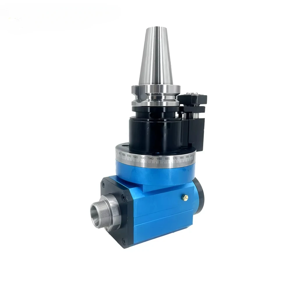 

LWEIERMachine Tools 90-градусная угловая головка с ЧПУ Горизонтальная фрезерная головка BT30 BT40 BT50 ER16 ER25 ER32 Угловая головка