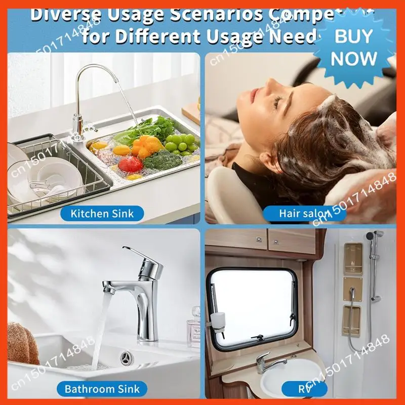 سخان مياه BISM كهربائي، سخان مياه ساخن فوري بقدرة 5500 وات مع جهاز تحكم عن بعد وسخان مياه بشاشة LCD تعمل باللمس