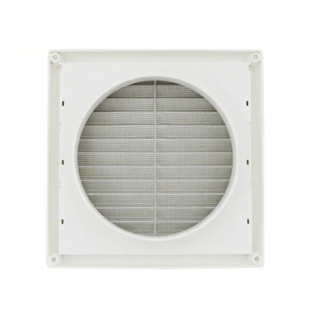 

Outdoor Square Vent Louver Ventilation Grill With Filter Fresh Air System Mosquito Insect Net Cover Screen Exhaust Outlet