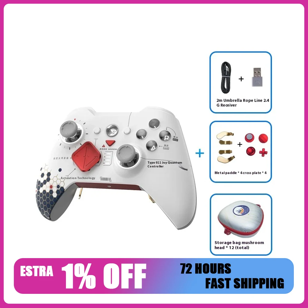 Control de Juego ZD O+Excelente, Control Modular Sensorial Elite con Interruptores RGB, Controles Bluetooth para Teléfono, Tableta, Steam, PC, Accesorio para Gamers