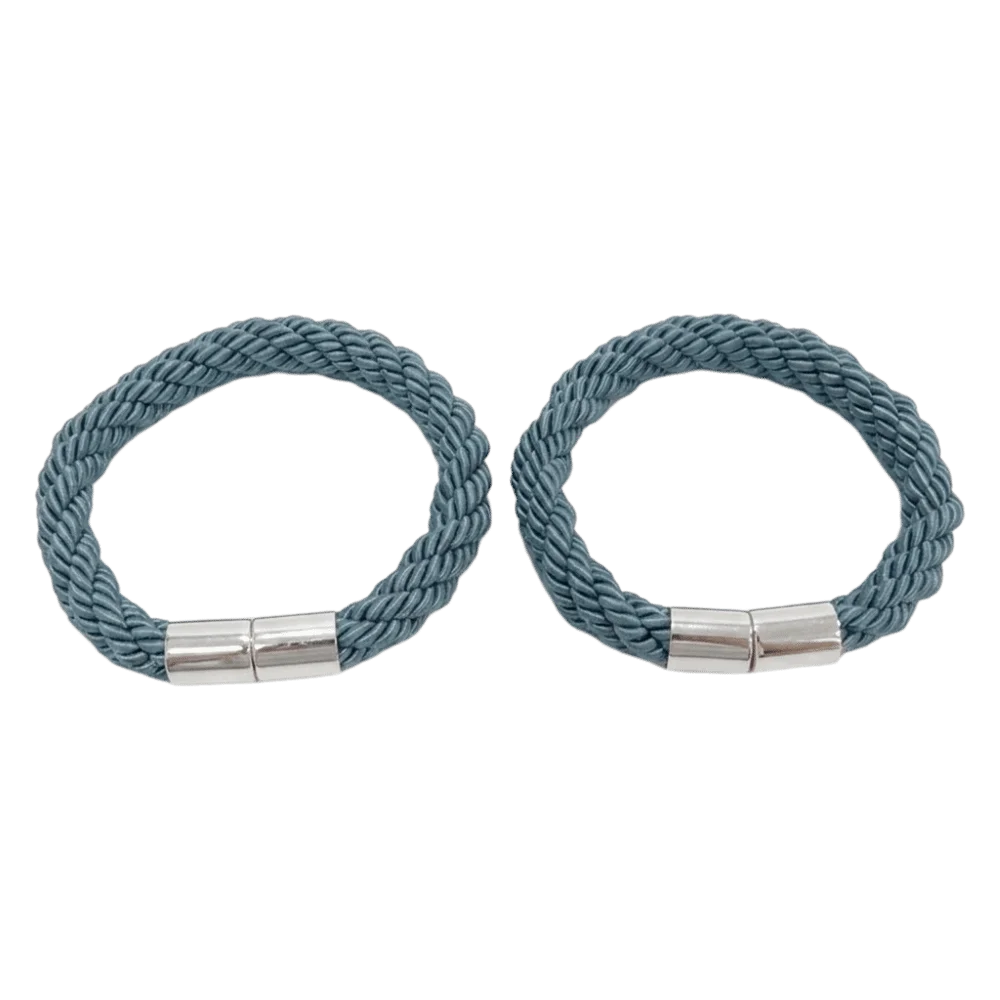2Pcs Modern Braided Rope Curtain Tiebacks Non Perforated Elegant Curtain Strap Strong Magnet Boho Curtain Buckle Window