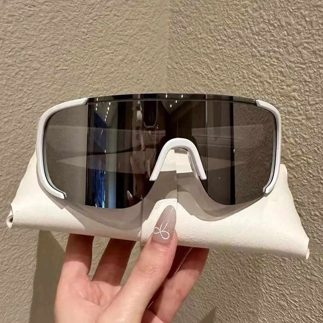2025, Y2K-Stil, Radfahren, Sonnenbrille, winddichte Brille für Männer und Frauen, Retro-reflektierende Folie, Linse, Straßenreiten, Sportbrille