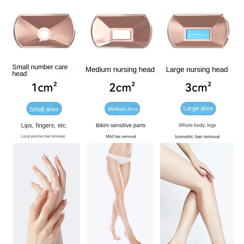 Nuevo eliminador de vello completo con punto de congelación, sensación de hielo, cuidado de rejuvenecimiento de la piel, blanqueamiento, eliminador de vello IPL